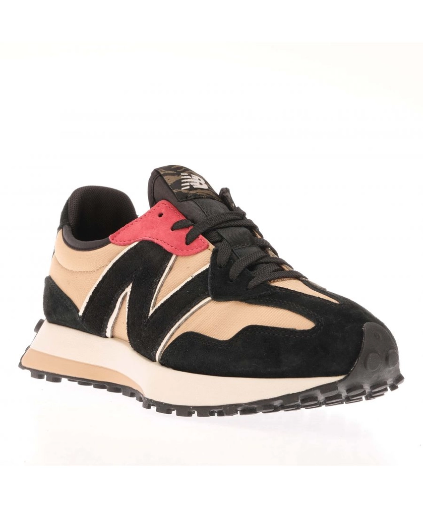 New Balance Mens 327 Trainers in Black Cream - Size UK 8